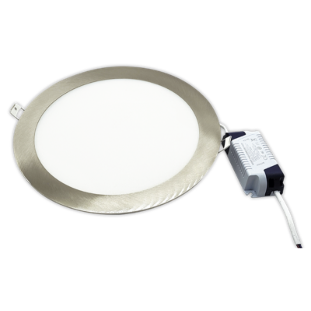 LUMINARIA DE EMBUTIR A LED TBCIN CIRCULAR PLATIL 20W LUZ DIA
