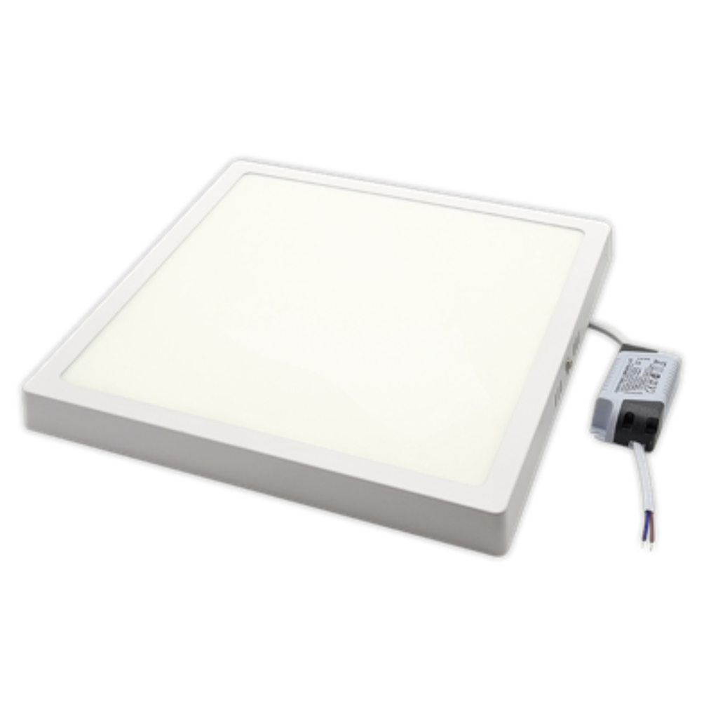 LUMINARIA DE APLICAR A LED TBCIN CUADRADA BLANCA 25W LUZ DIA