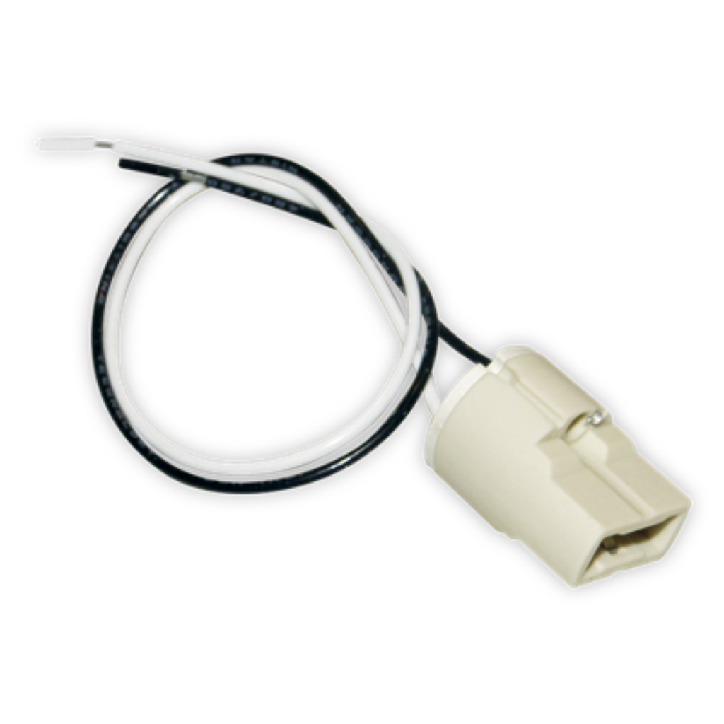 ACCESORIO PARA LAMPARA TBCIN ZOCALO G9 CERAMICO CON CABLE SILICONADO