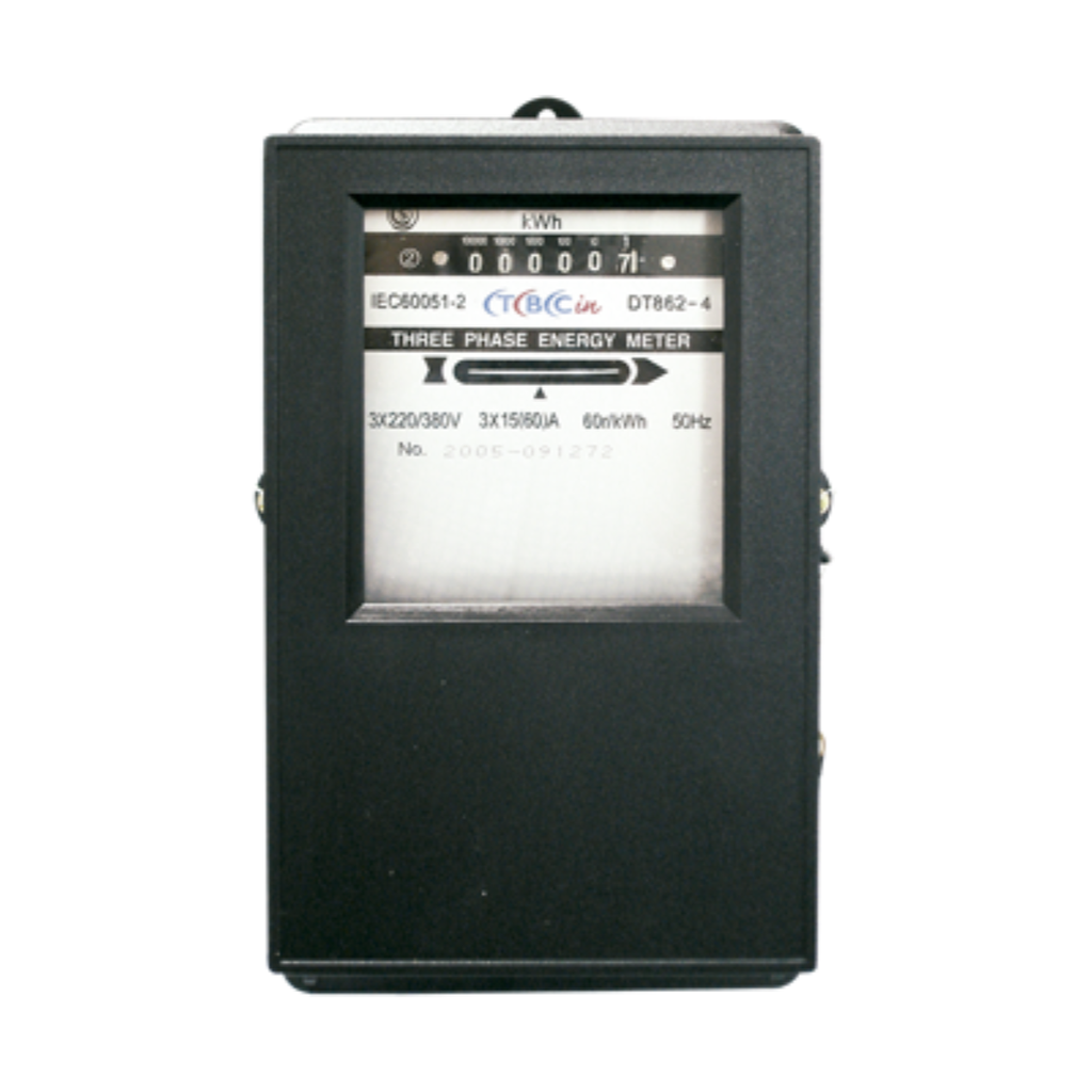 Dis-MEDIDOR ELECTROMEC. TRIFASICO 3-FASES 4HILOS CORRIENYTE 3X15(60)