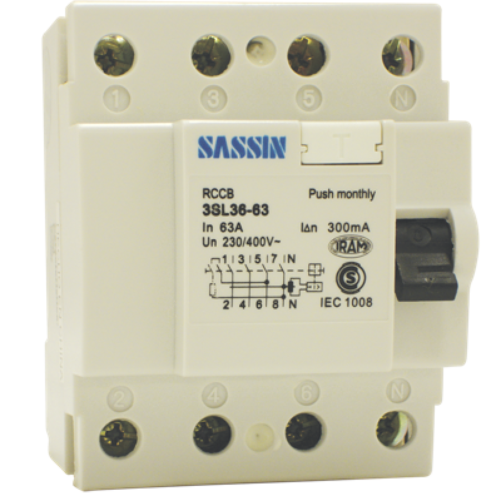 INTERRUPTOR DIFERENCIAL TBCIN TETRAPOLAR 4.5KA 3P+N 40A DISYUNTOR