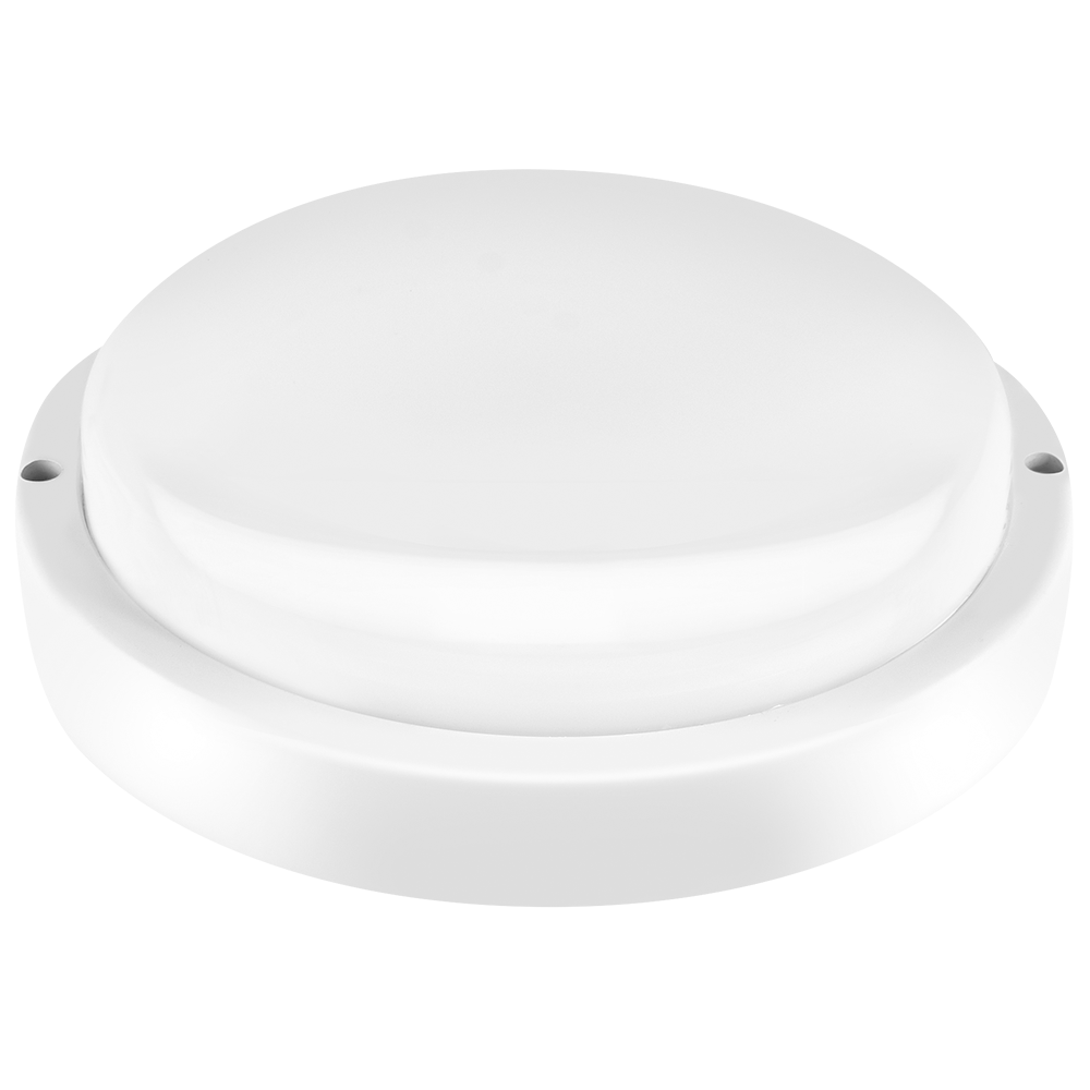 TORTUGA MACROLED REDONDA MARCO BLANCO 12W - IP54 - AC100-265V - FP:0,9 - 1080 lm - BLANCO FRIO