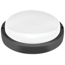 TORTUGA MACROLED REDONDA MARCO NEGRO 12W - IP54 - AC100-265V - FP:0,9 - 1080 lm - BLANCO CALIDO