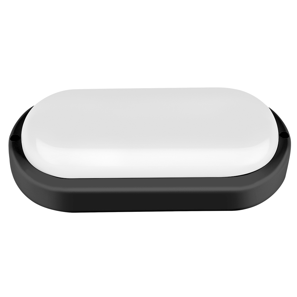 Tortuga oval negro 12W Macroled frio