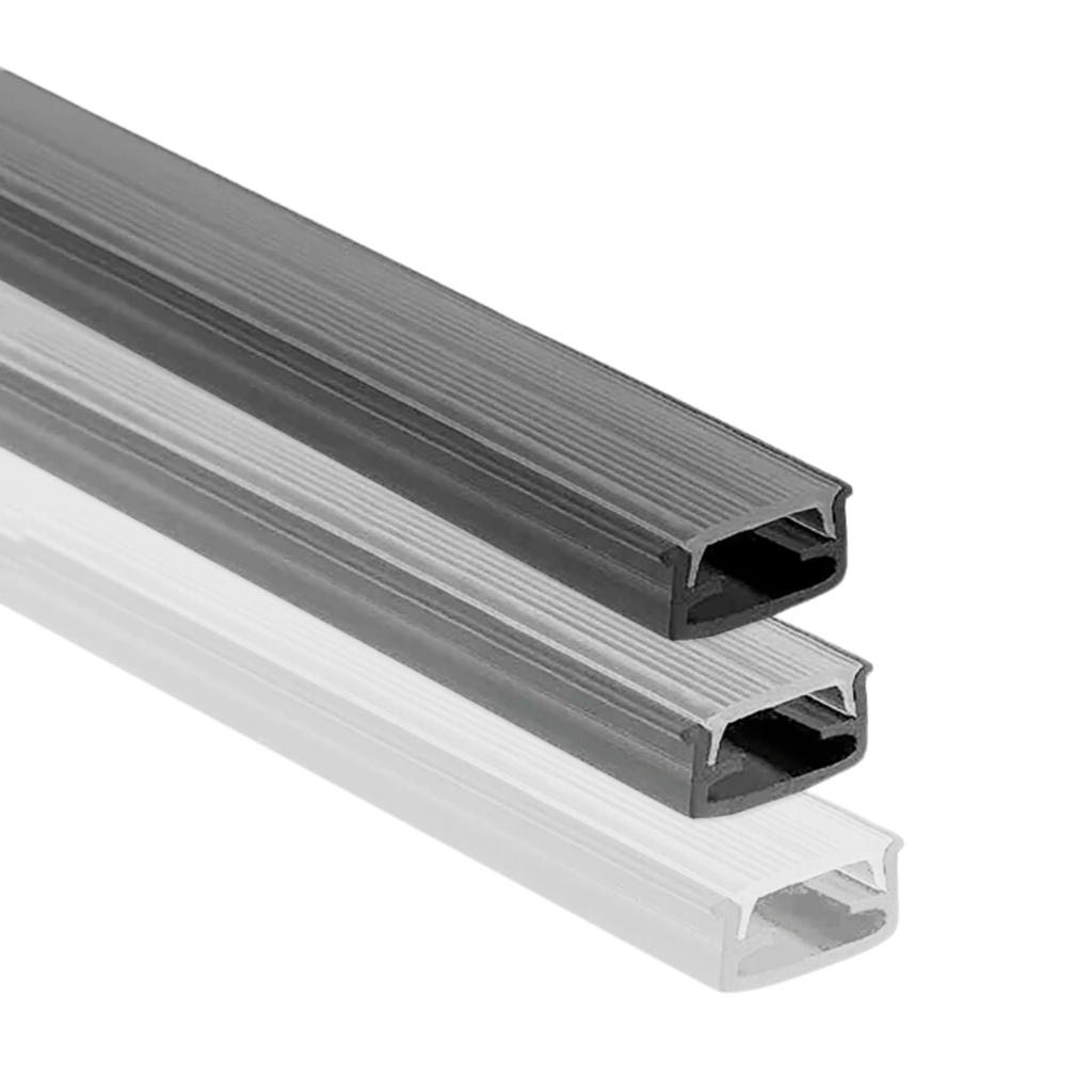 PERFIL DE PVC FLAT BLANCO X 2MTS