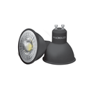 Lampara dicroica negra 7w Macroled frio