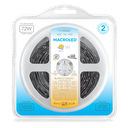 Tira 5050 IP20 DC12V 14,4W 5MTS Macroled calido