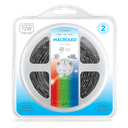 Tira 5050 IP20 DC12V 14,4W 5MTS Macroled RGB