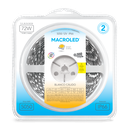 Tira 5050 IP66 DC12V 14,4W 5MTS Macroled calido