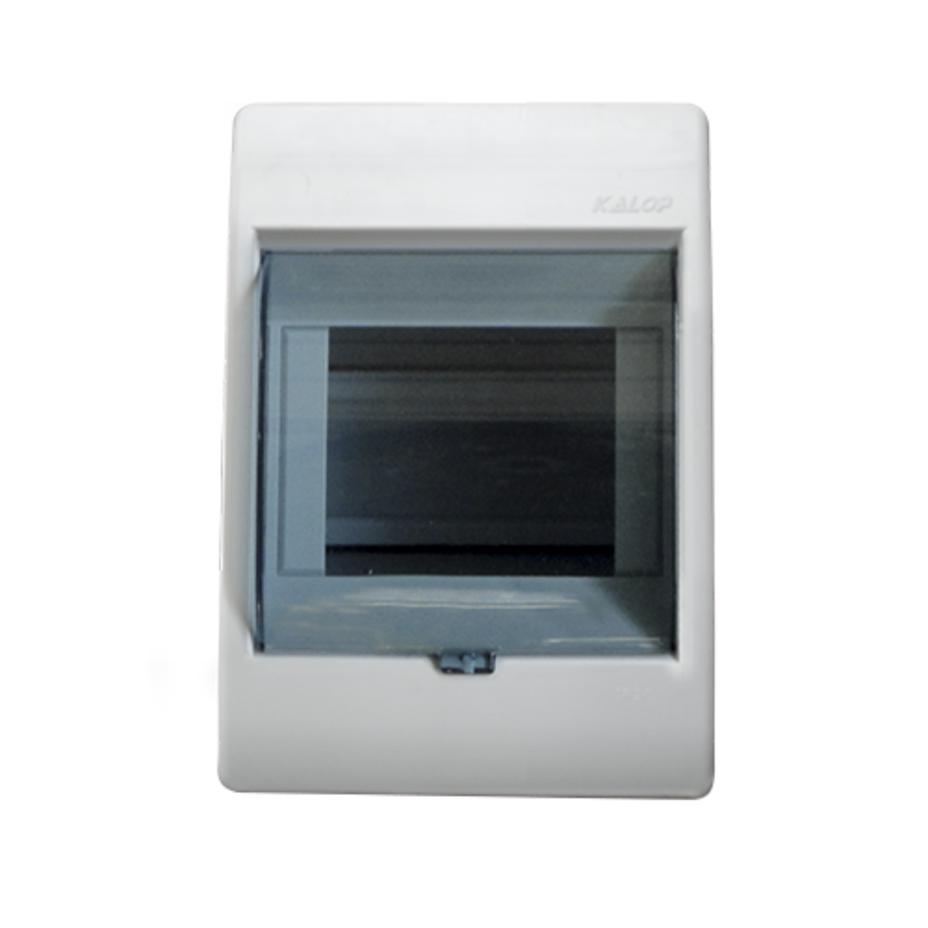 Caja p/térmica c/tapa4mód.gris