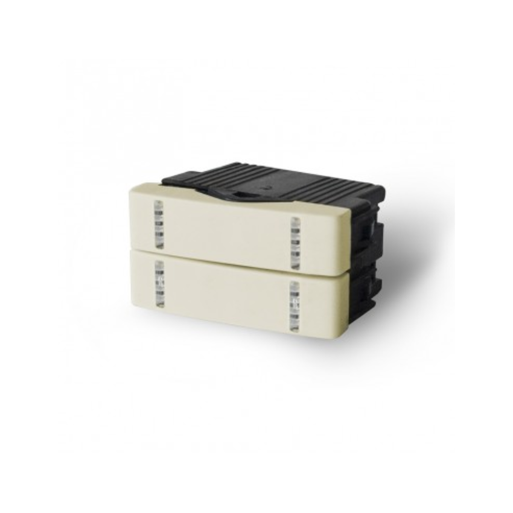 Dis-Interruptor doble combinado Kalop marfil
