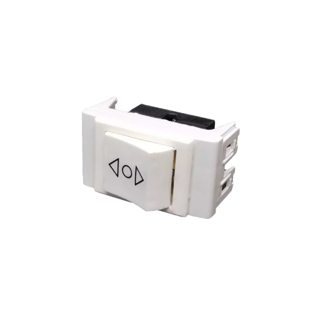 Interrup. bipolar 3posi.negro sist.modular 