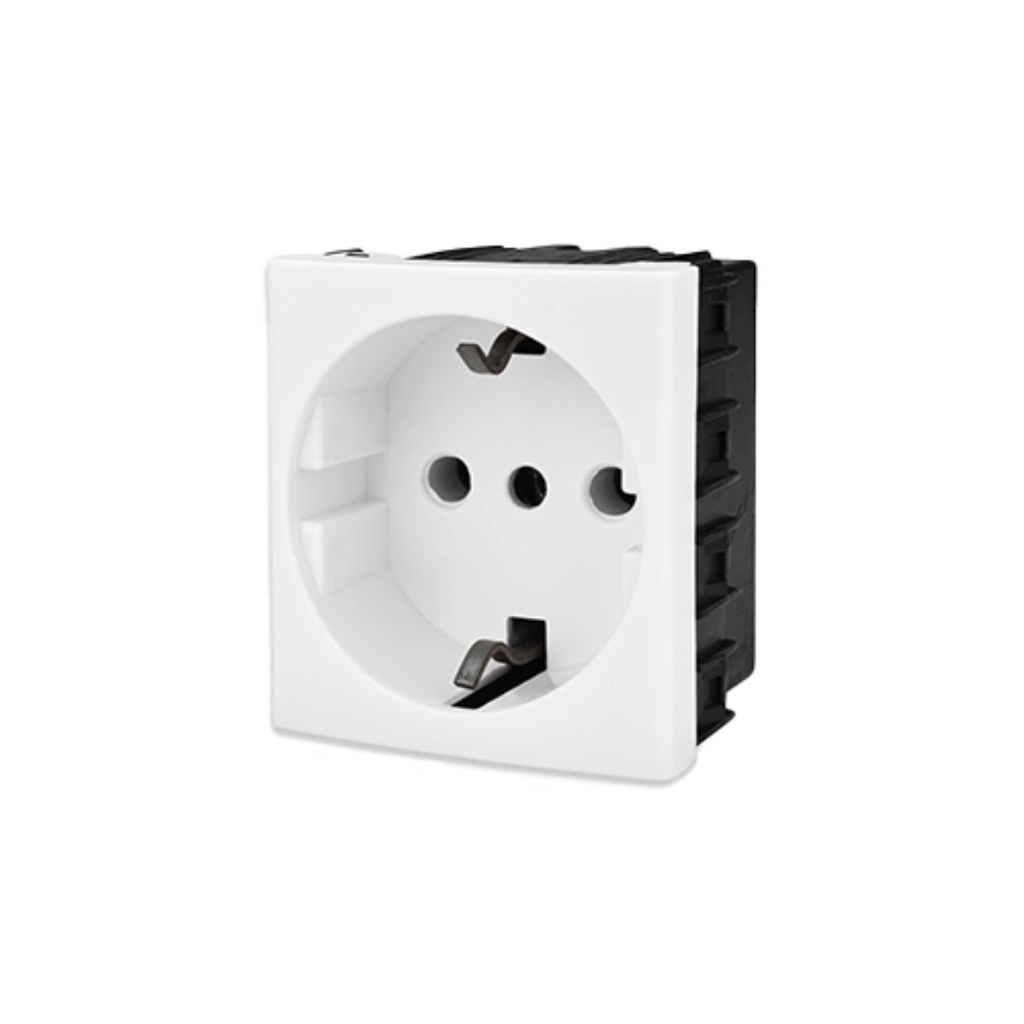 Toma schuko16A. bco sist.mód