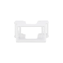 Adaptador para riel din de 1 modulo Kalop blanco