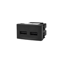 Modulo USB doble Kalop negro