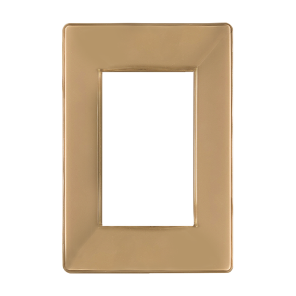 Tapa Luminic Block 3 modulos Kalop caramelo