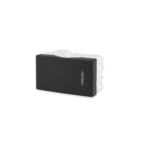 [KALKL40131] Interruptor unipolar pulsador Kalop negro