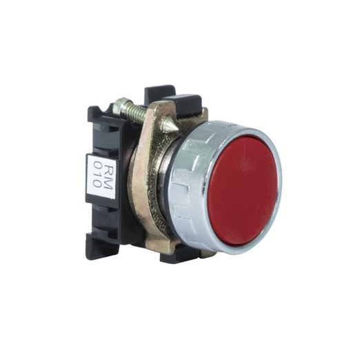 [AEA1200020] AEA PULSADOR MET.RAS.D.22 RM010 R-V-N   1200020