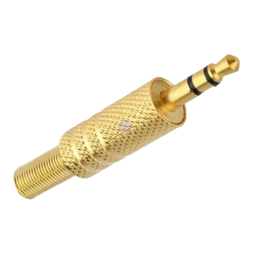 [CHJ24885] PLUG 3.5 METAL DORADO ESTEREO