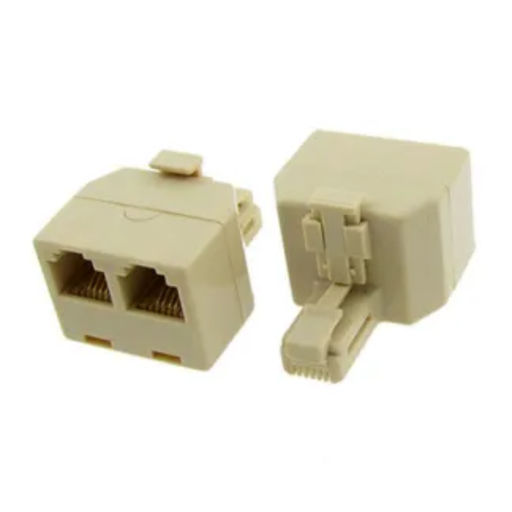 [CHJ19920] ADAPTADOR 1-RJ45 MACHO A 2 RJ45 HEMBRA