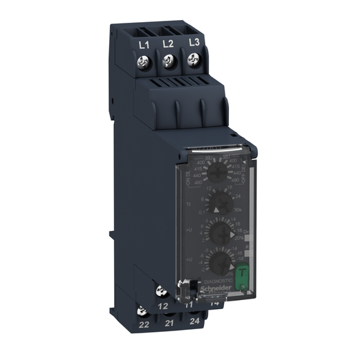 [SCHRM22TR33] Relé De Control De Voltaje Trifásico 380/480