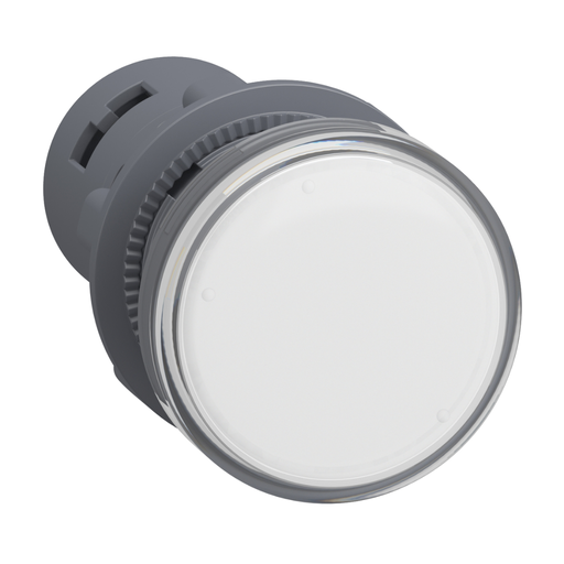[SCHXA2EVB1LC] Piloto luminoso plástico monolítico blanco, Led 24VAC/DC