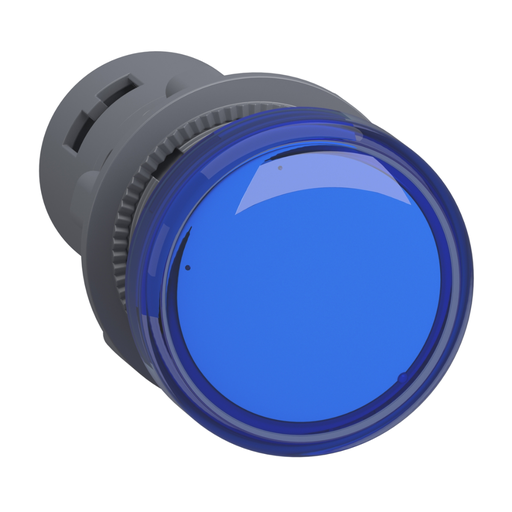 [SCHXA2EVM6LC] Piloto luminoso plástico monolítico Azul, Led 230VAC