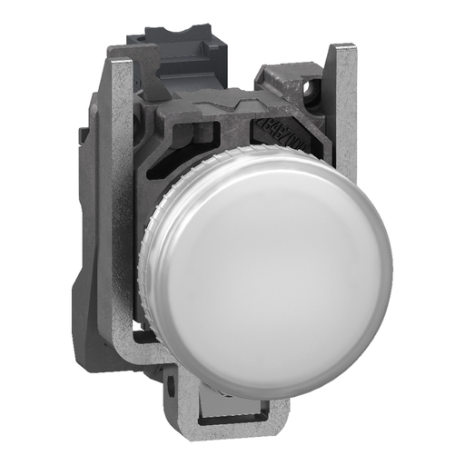 [SCHXB4BVB1] Piloto luminoso, metálico , Blanco, led 24VAC/DC