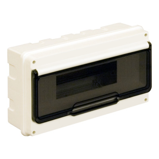 [ROKPRE253] Cajas Plasticas de Exterior con riel DIN de Superficie 12 Módulos Exterior:164 x 285 x 105 mm