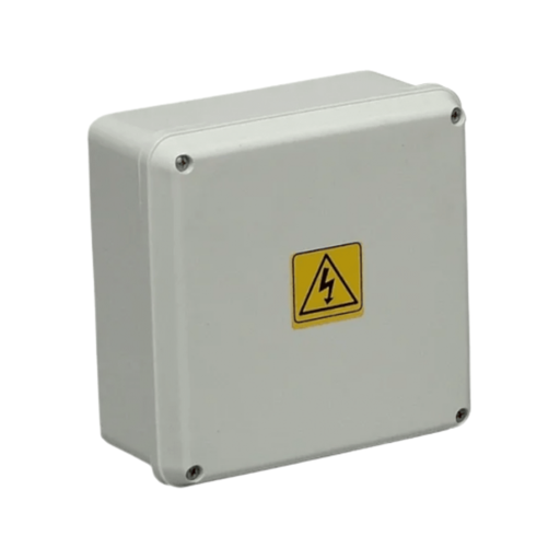 [ROKPR1006/81] Cajas de Paso Plasticas blancas de Exterior de Superficie interior:150 x 150 x 76 mm Exterior:165 x 165 x 81 mm