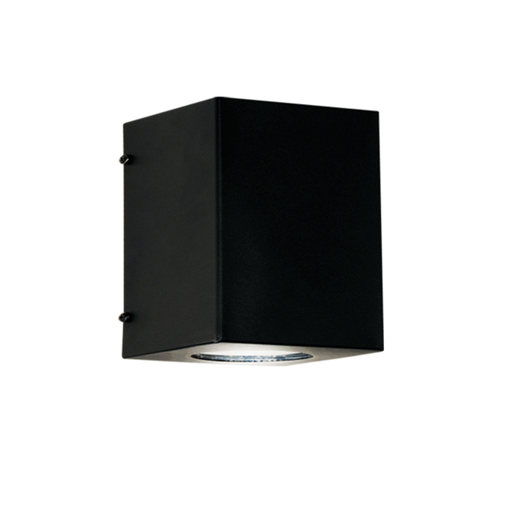 [FERAP-105N/T] Aplique difusor "MONACO"unid 1x GU-10(95 x95x102mm NEGRO TEXT