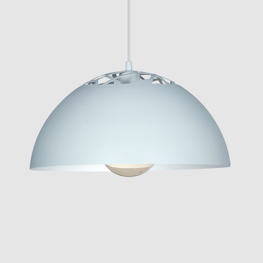 [FERC-1000B/T] Colgante "FRIAS" de chapa Ø 400 mm. BLANCO TEXTURADO