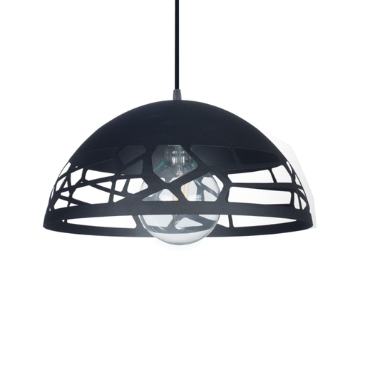 [FERC-1001/50/NT] Colgante "OVIEDO" de aluminio Ø 500 mm. NEGRO TEXT