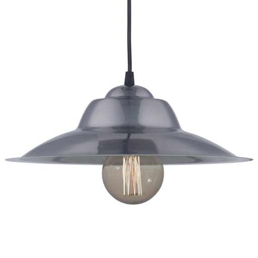 [FERC-136GRI/ALU] Colgante de chapa dia. 32 cm. gris brilloso GRIS ALUMINIO