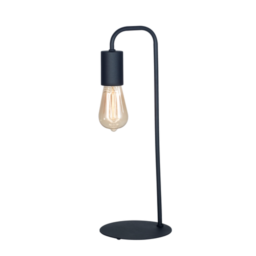 [FERL-168N/T] Lámpara "IMOLA" 1xE-27 (H:445mm) NEGRO TEXT