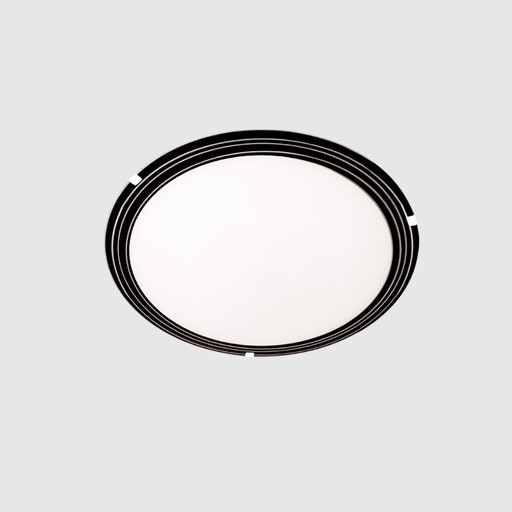 [FERP-233BLA] Plafón "PARIS" (Ø 30 cm c/base blanca) BLANCO