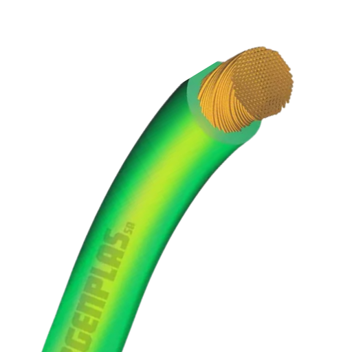 [ARGL6VARO] Unipolar LS0H 1 x 6mm Verde-Amarillo