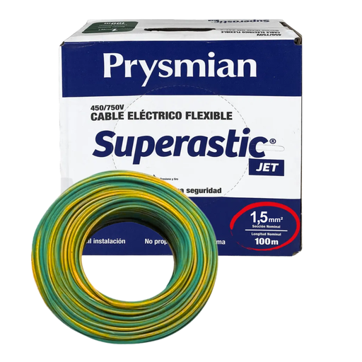 [PRY20228555] Cable unipolar 1,50 mm Verde/Amarillo Prysmian