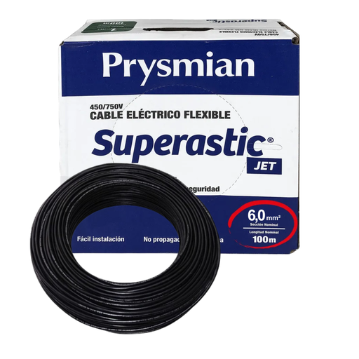 [PRY20228844] Cable unipolar 6 mm Negro Prysmian
