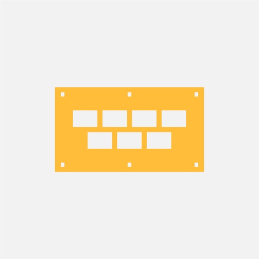 [CAM5259] PLACA PORTANTE PARA CBOX AMARILLA