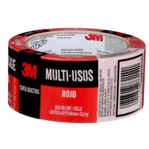 [MMM48925] Cinta 3M™ Ducto PG Rojo - 48mm x 9m