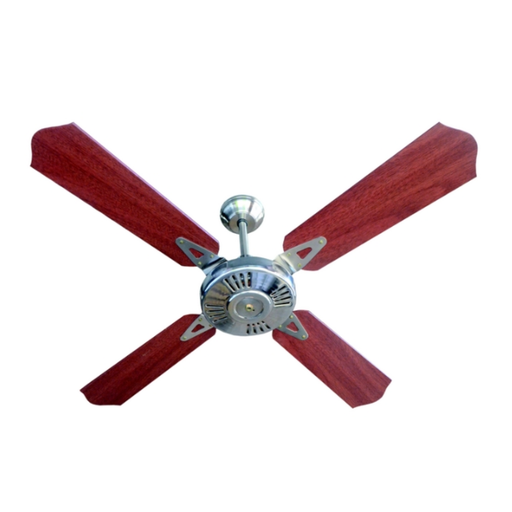 [EMI408] Ventilador de techo de cuatro palas cedro 1200 mm. (Platil)