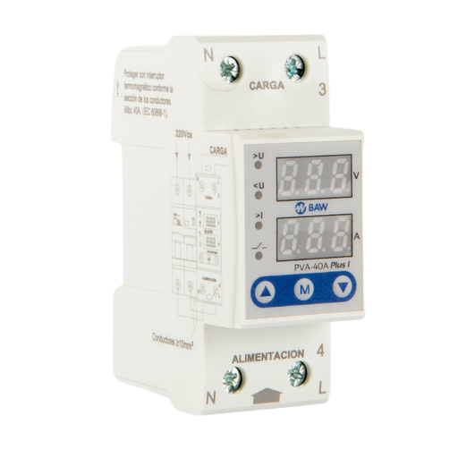 [ETAPVA-40A P1] PROTECCION VOLTAMP DIGITAL MONOFASICA 40