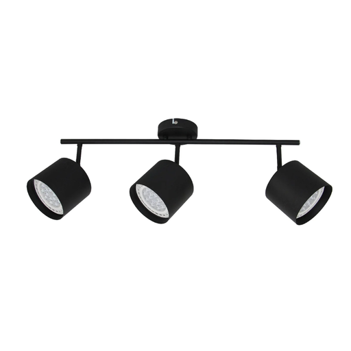 [CIE5007/03/NE] ALBA III - APLIQUE 3 LUCES GU10 NEGRO