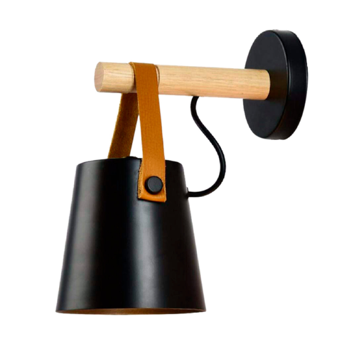 [CIE19044/NE] GRULLA - APLIQUE PARED E27 NEGRO