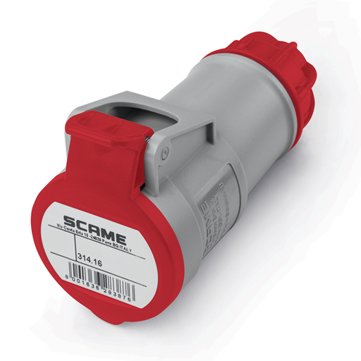 [SCA314.3246] Acople Ip44 3P+T 32A 380V 6H Xenia
