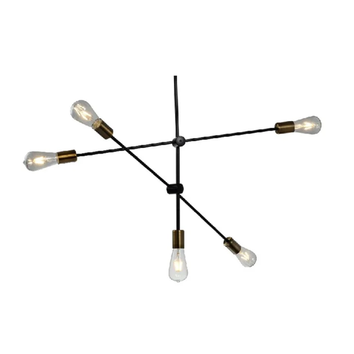 [CIE19060] SLAVOJ - COLGANTE CINCO LUCES E27