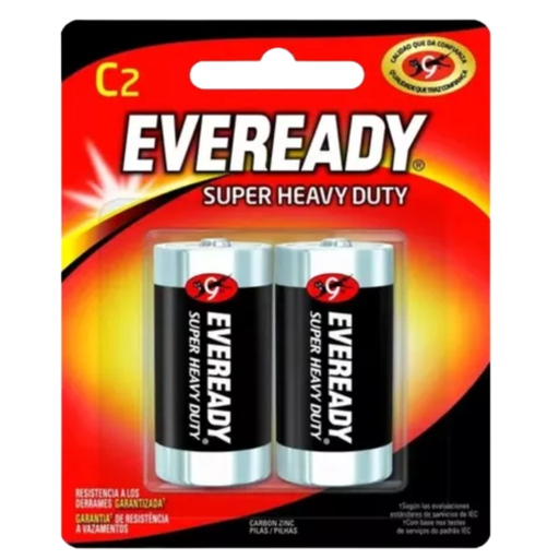 [ENRE300652000] Pila Carbón Eveready CZN C Blister x2