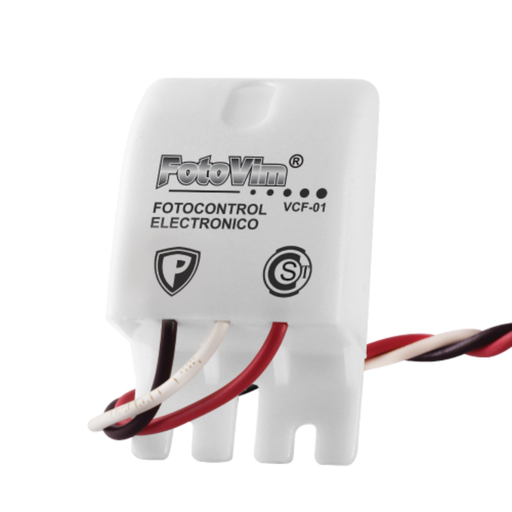 [VCDVCF-01] FOTO CONTROL UNIVERSAL (3 CABLES) 1500w IP31 Salida a Relay ideal Lámparas LED