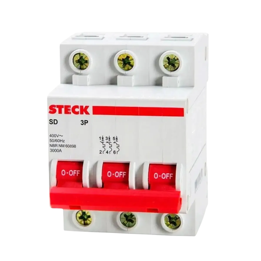 [STESDD63C10] TERMICA SERIE SD63 10A 3P CURVA C 3KA